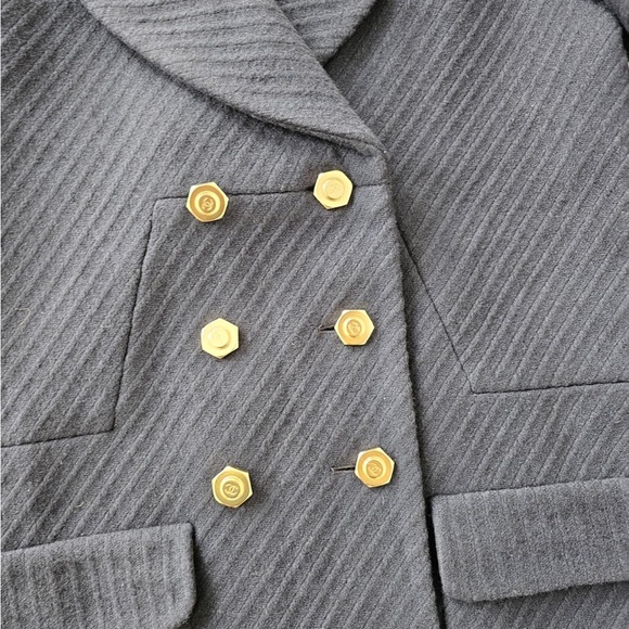 Chanel Wool Navy coat - Picture 9 of 15